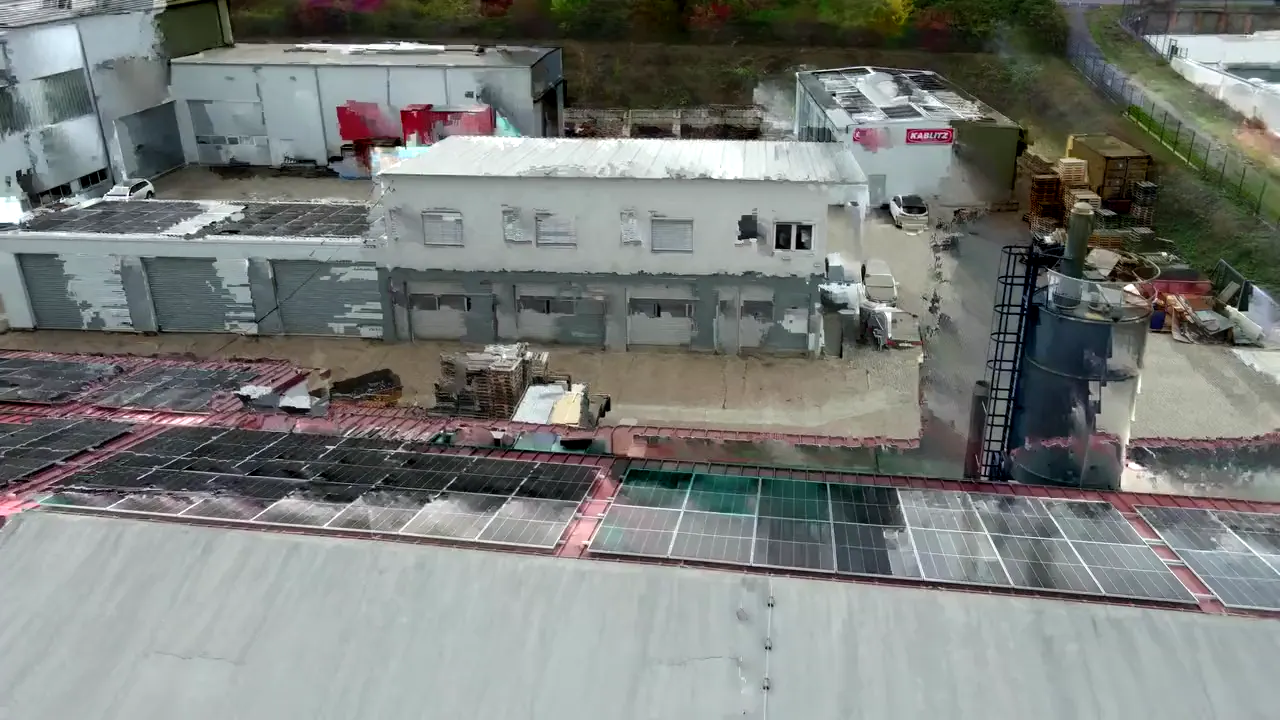Works site with production halls in Lauda-Königshofen