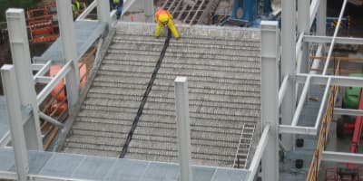 Installation of a Kablitz grate