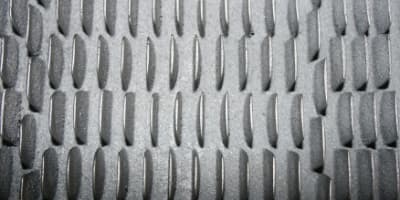Finned plates of a Kablitz heat exchanger