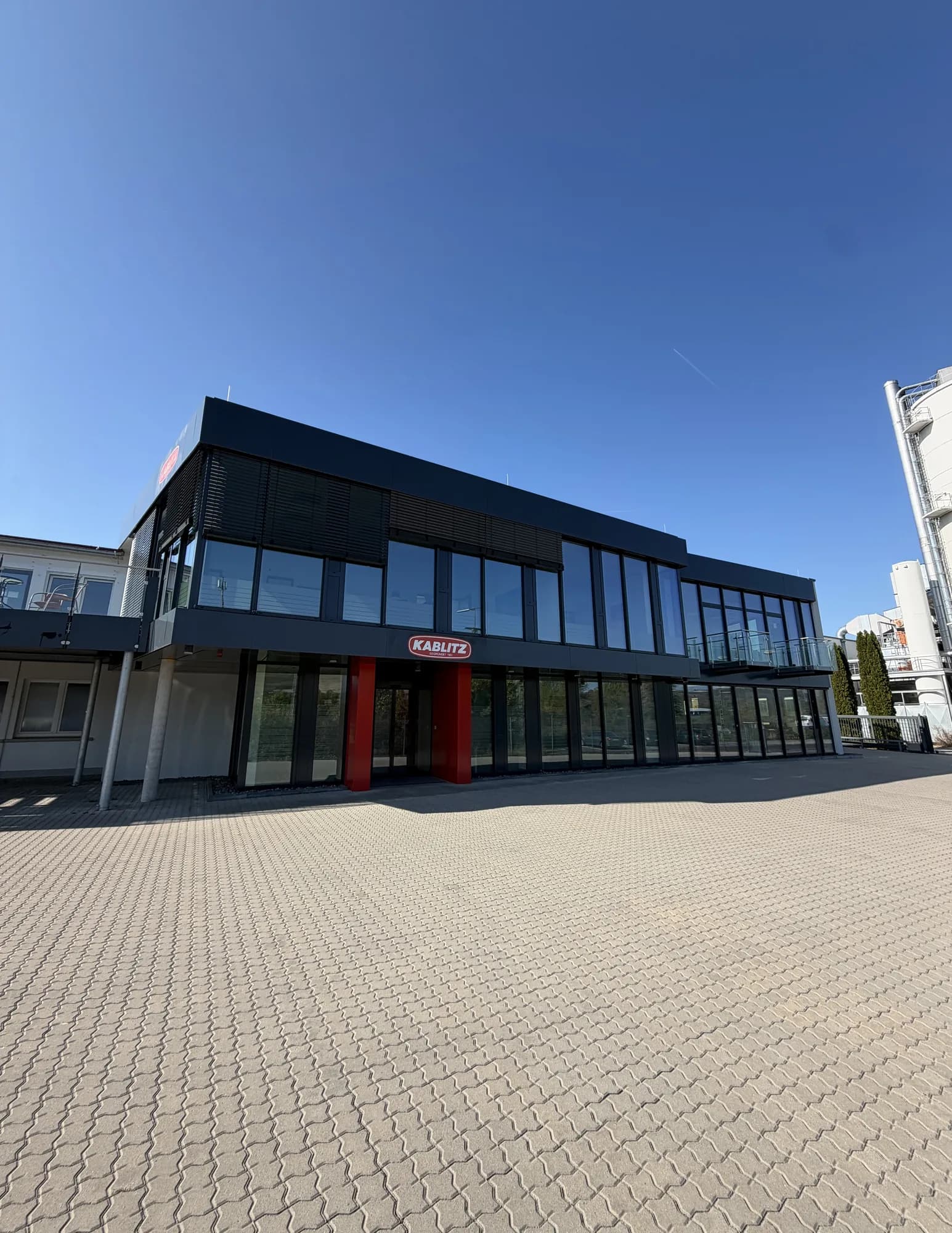 Sede dell’azienda Kablitz con ingresso principale a Lauda-Königshofen