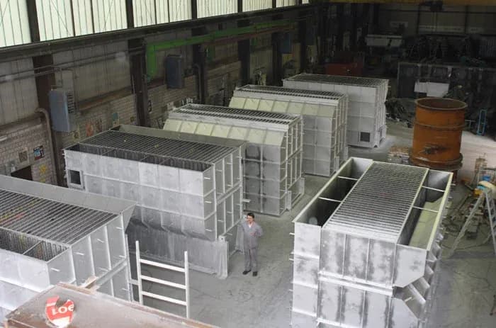 Kablitz cast-iron finned plate heat exchanger