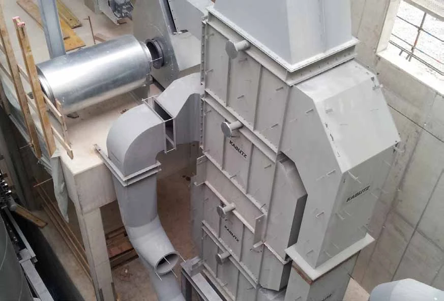 Thermal oil heater and piping of the plant in Bad Mergentheim