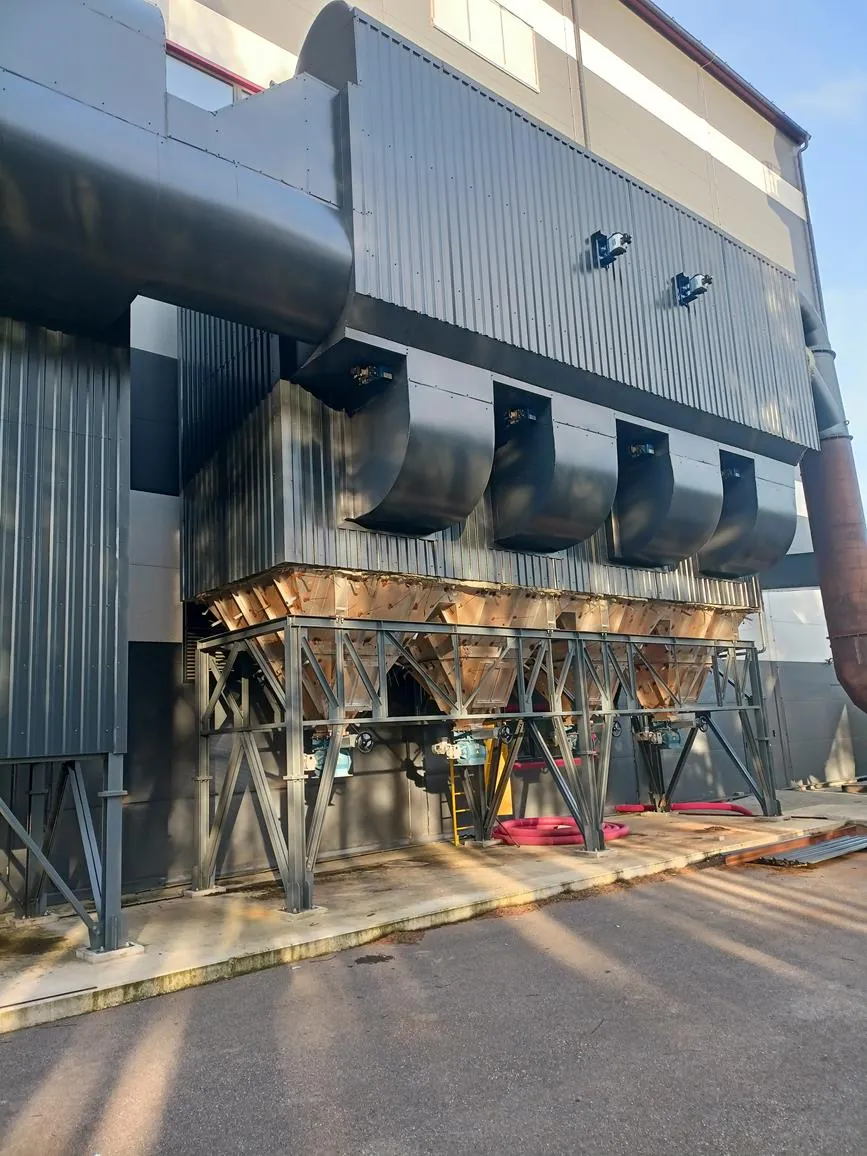 Anlagenteil der Kraft-Wärme-Kopplungsanlage in Ventspils