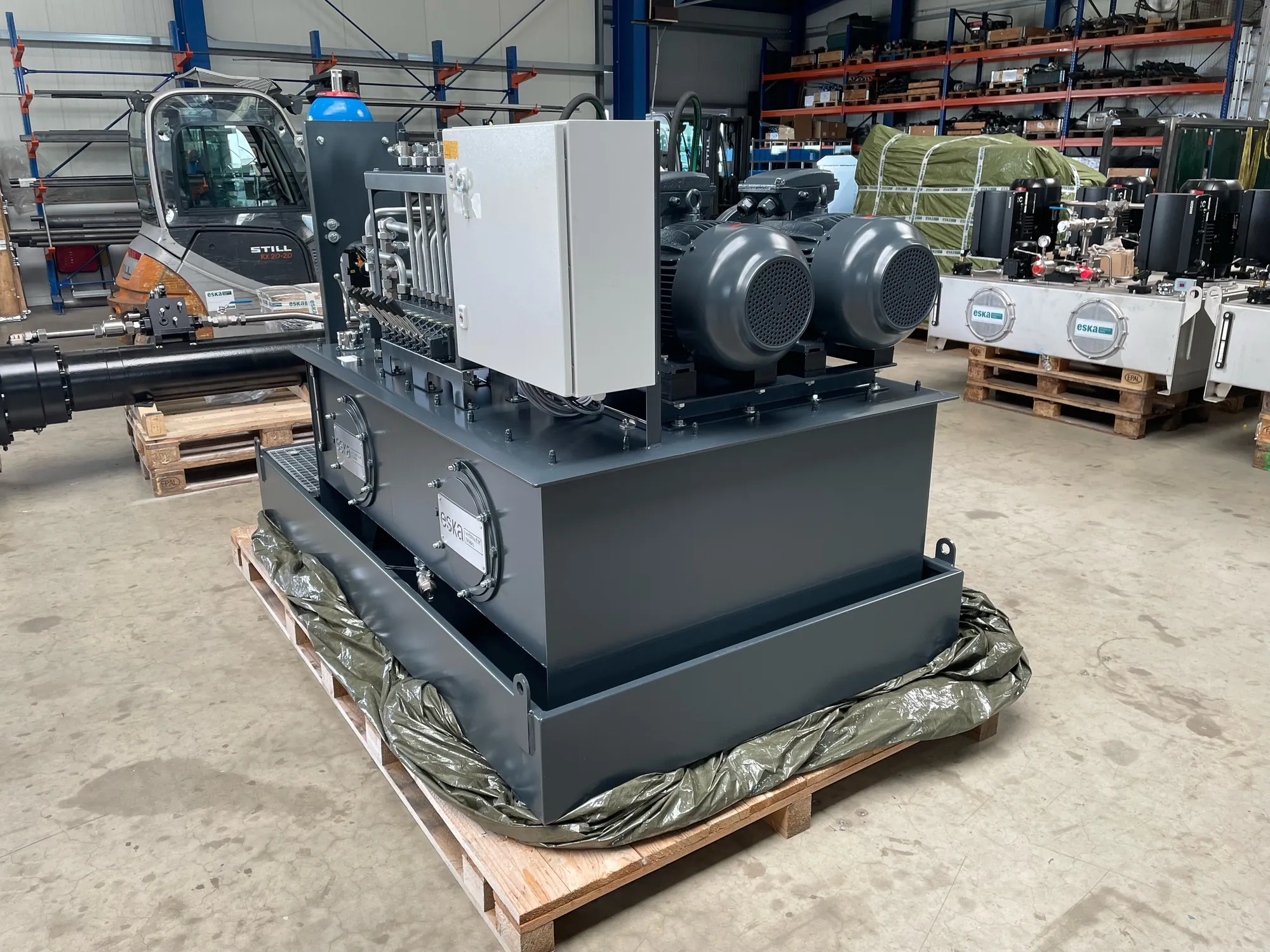 Hydraulic unit supplied by Kablitz for Złotów